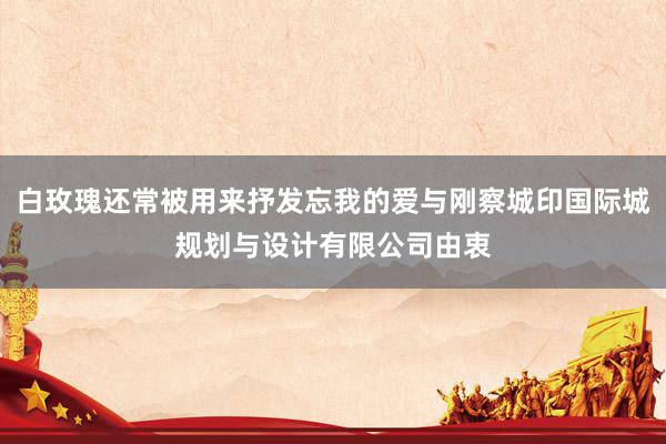 白玫瑰还常被用来抒发忘我的爱与刚察城印国际城规划与设计有限公司由衷
